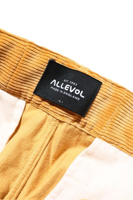 ALLEVOL Brunel Corduroy Work Trousers Mustard【AE-03-302】