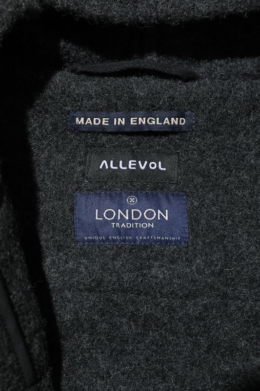 ALLEVOL/アレヴォル ALLEVOL×London Tradition Duffel Coat Charcoal【AE-03-402】