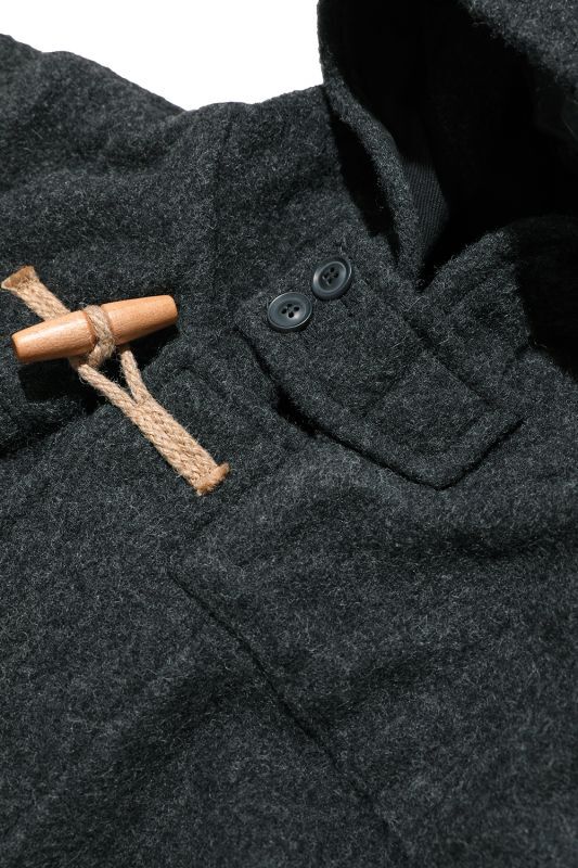 ALLEVOL/アレヴォル ALLEVOL×London Tradition Duffel Coat Charcoal【AE-03-402】