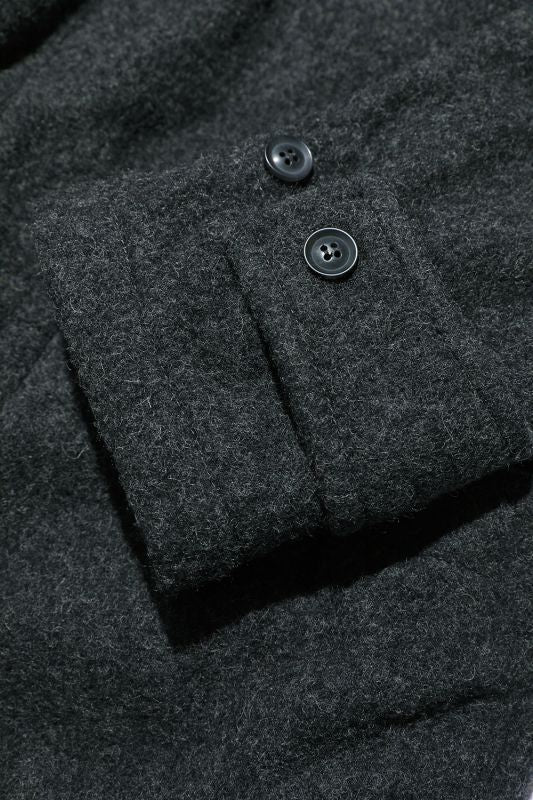 ALLEVOL/アレヴォル ALLEVOL×London Tradition Duffel Coat Charcoal【AE-03-402】