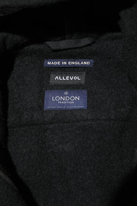 ALLEVOL/アレヴォル ALLEVOL×London Tradition Duffel Coat Black【AE-03-402】