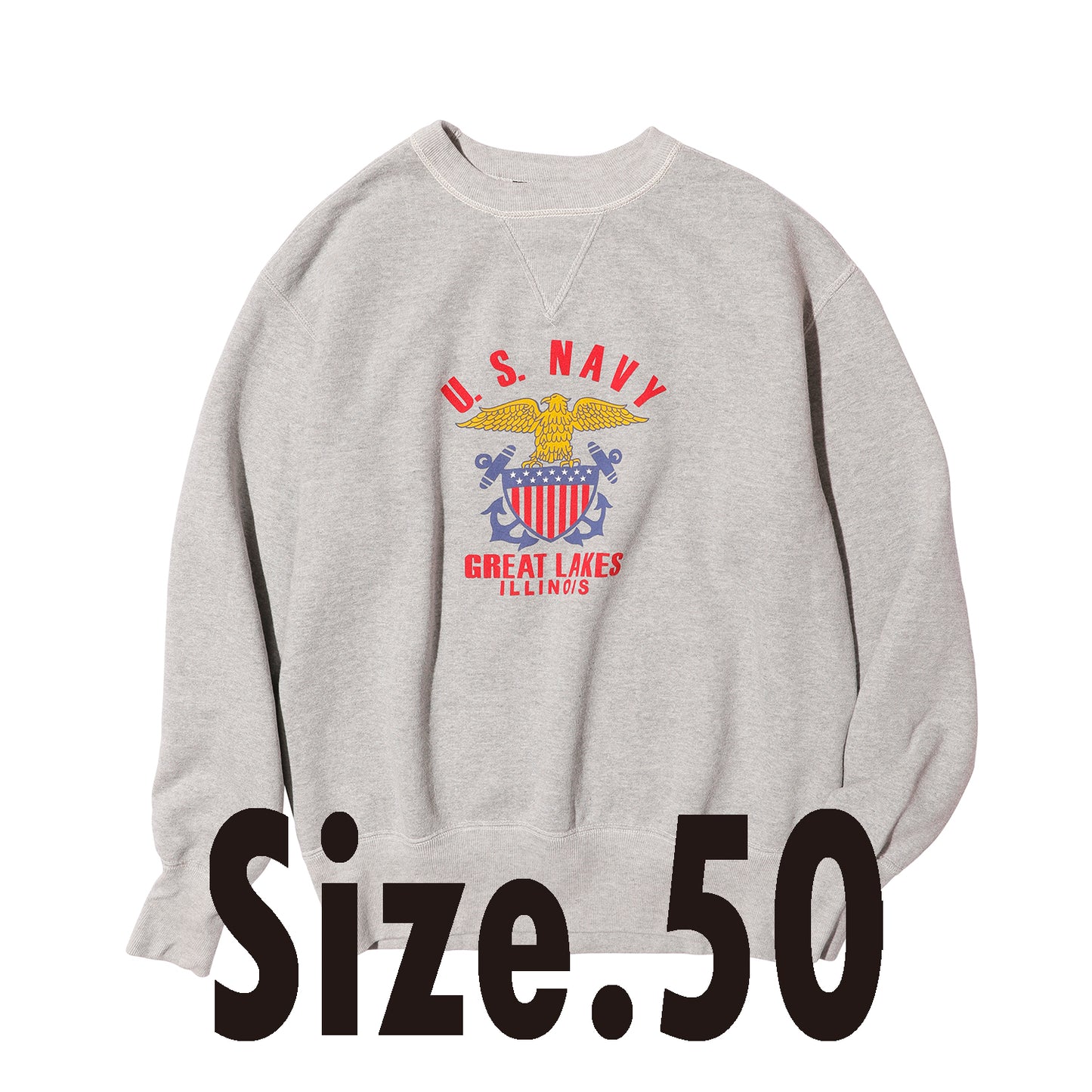 【Coming Soon】Brutal Fleece U.S.NAVY Print【AG21240】