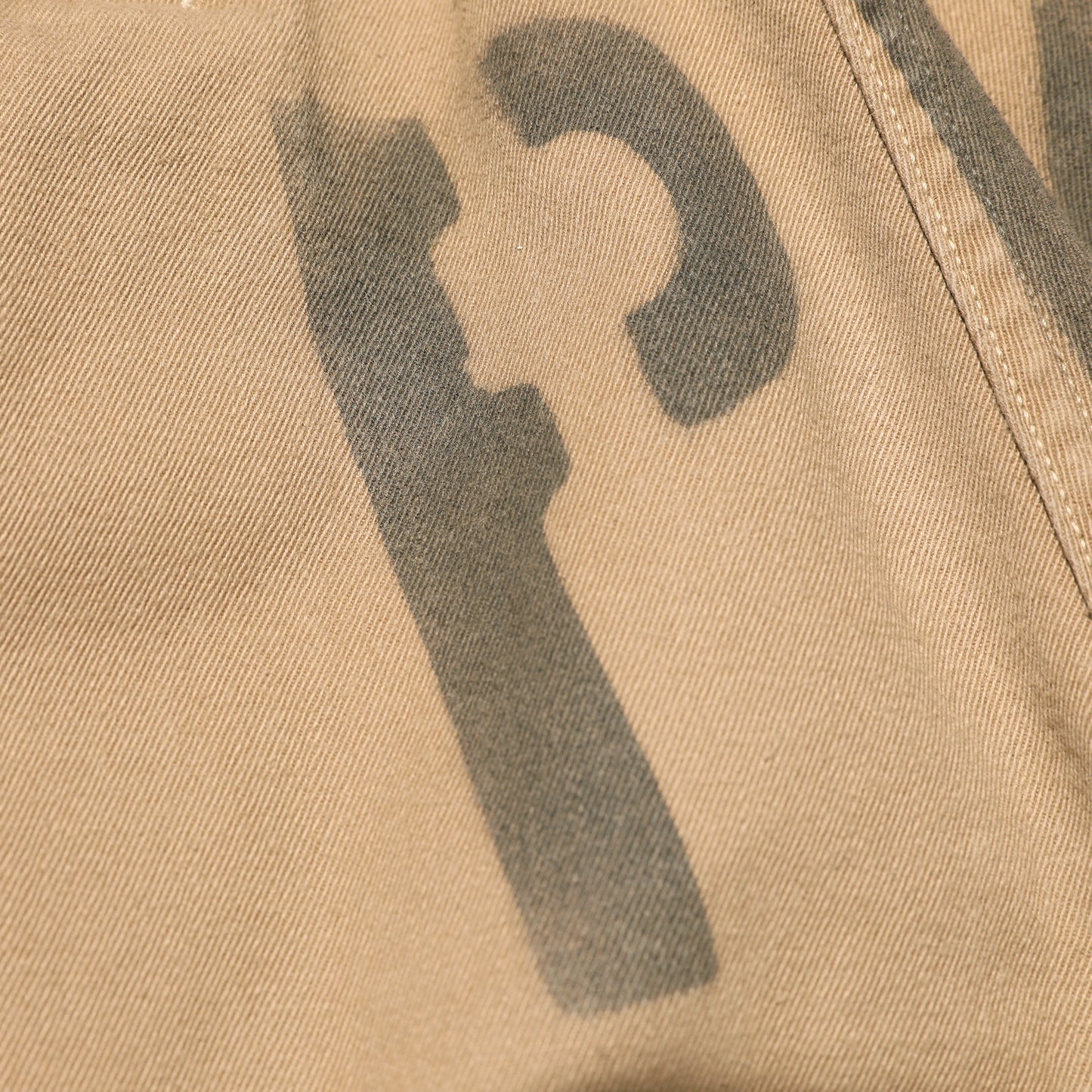 41 Khaki Last Resort Chino Cloth Stencil【AG94341B】