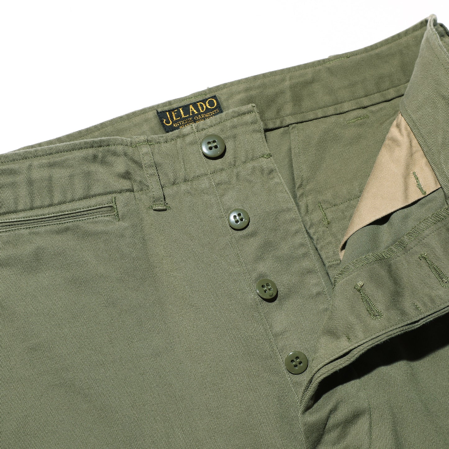 41 Khaki Last Resort Chino Cloth Stencil【AG94341B】