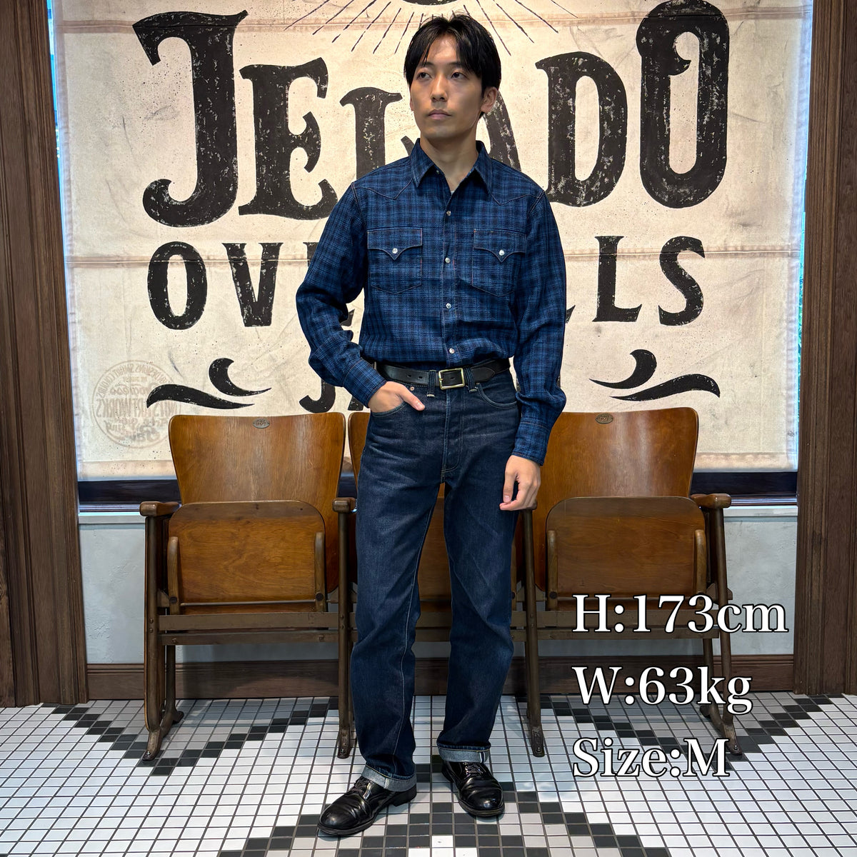 Vaquero Plaid Shirt 【JP23127】