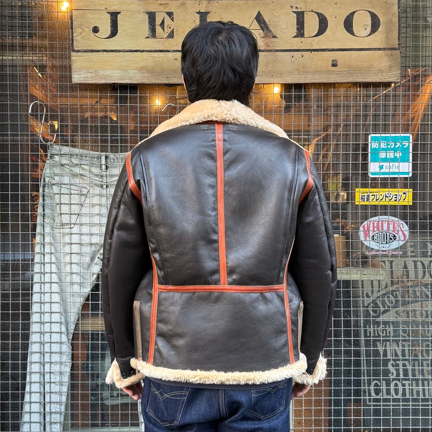 COLIMBO A.A.F Type Winter LT. Flight JKT=B-6= Seal Brown【ZZ-0138】