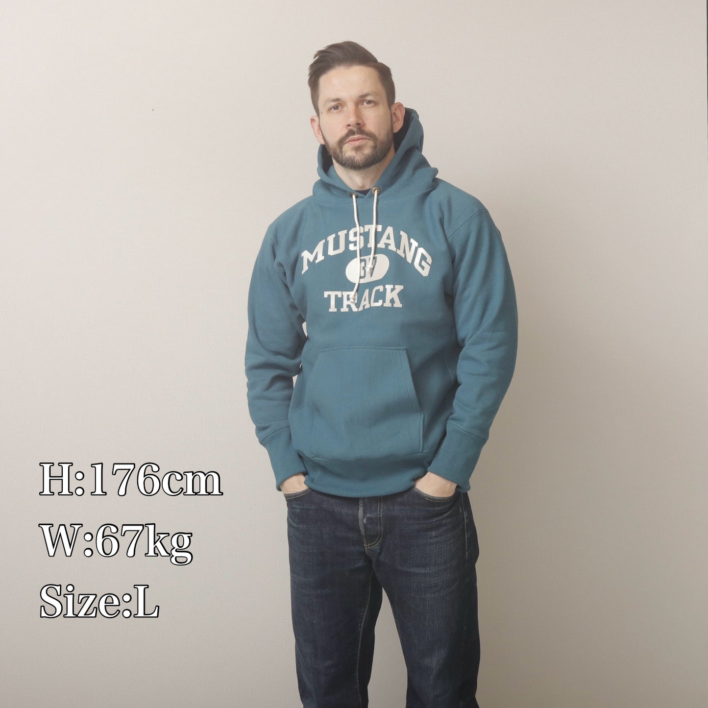 【Coming Soon】Warm Up Parka MUSTANG Print【AB23208】