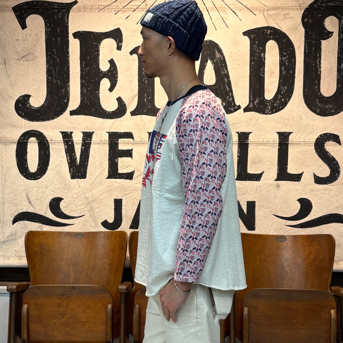 Raglan Tee VOTE Print【AB23212】