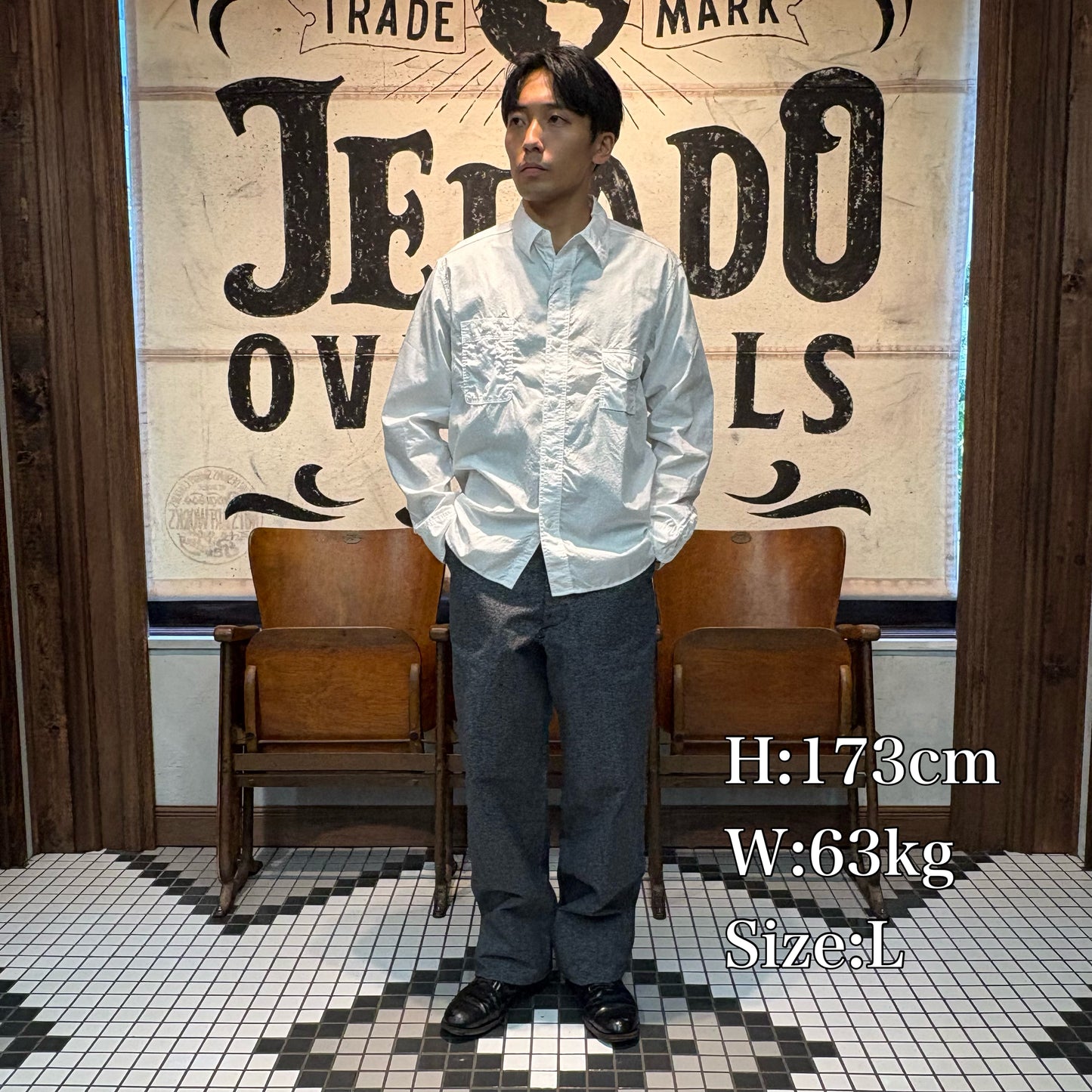 JELADO Smoker Shirt White【JP94133】