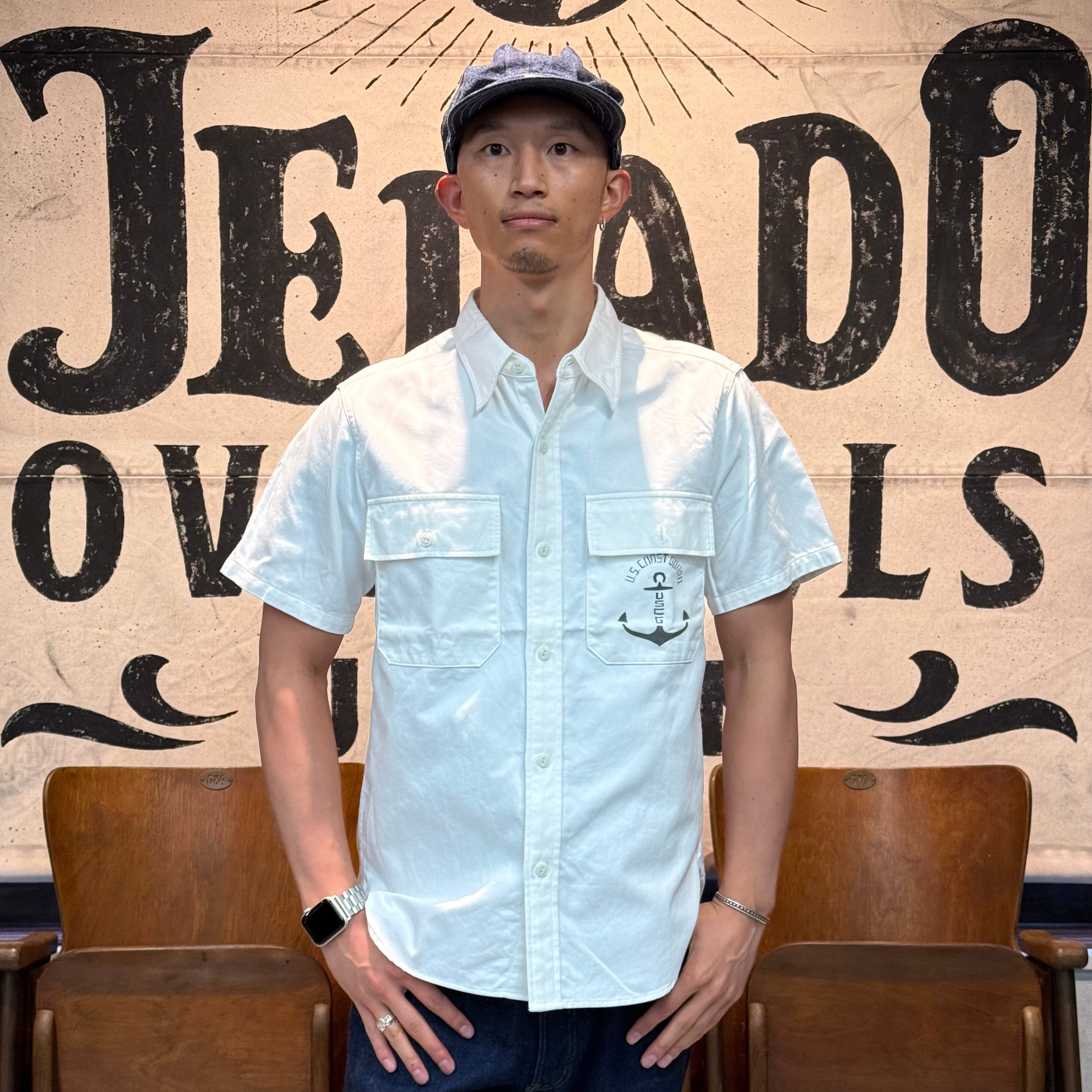 トップス JELADO Officer shirt JELADO Officer Shirt【CT82113B】Stencil Custom