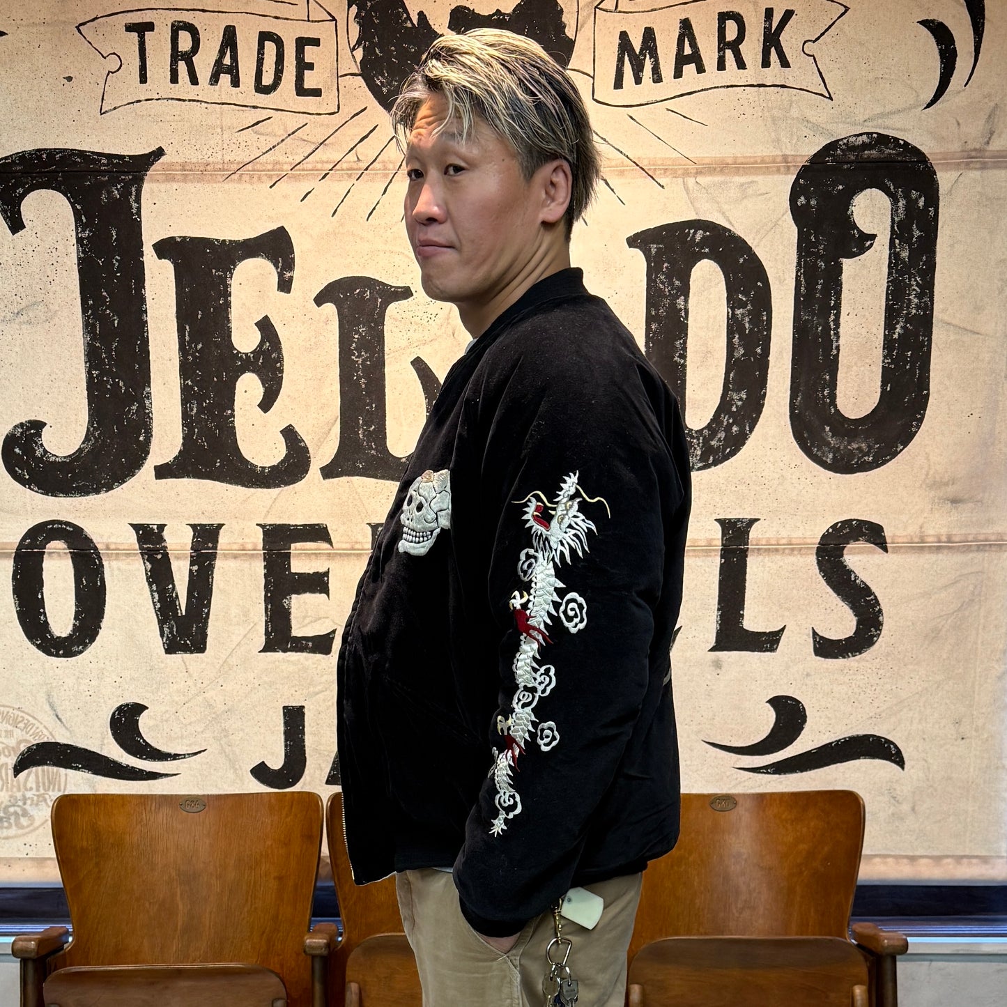JELADO Skull Snake Souvenir Jacket [JP13409]