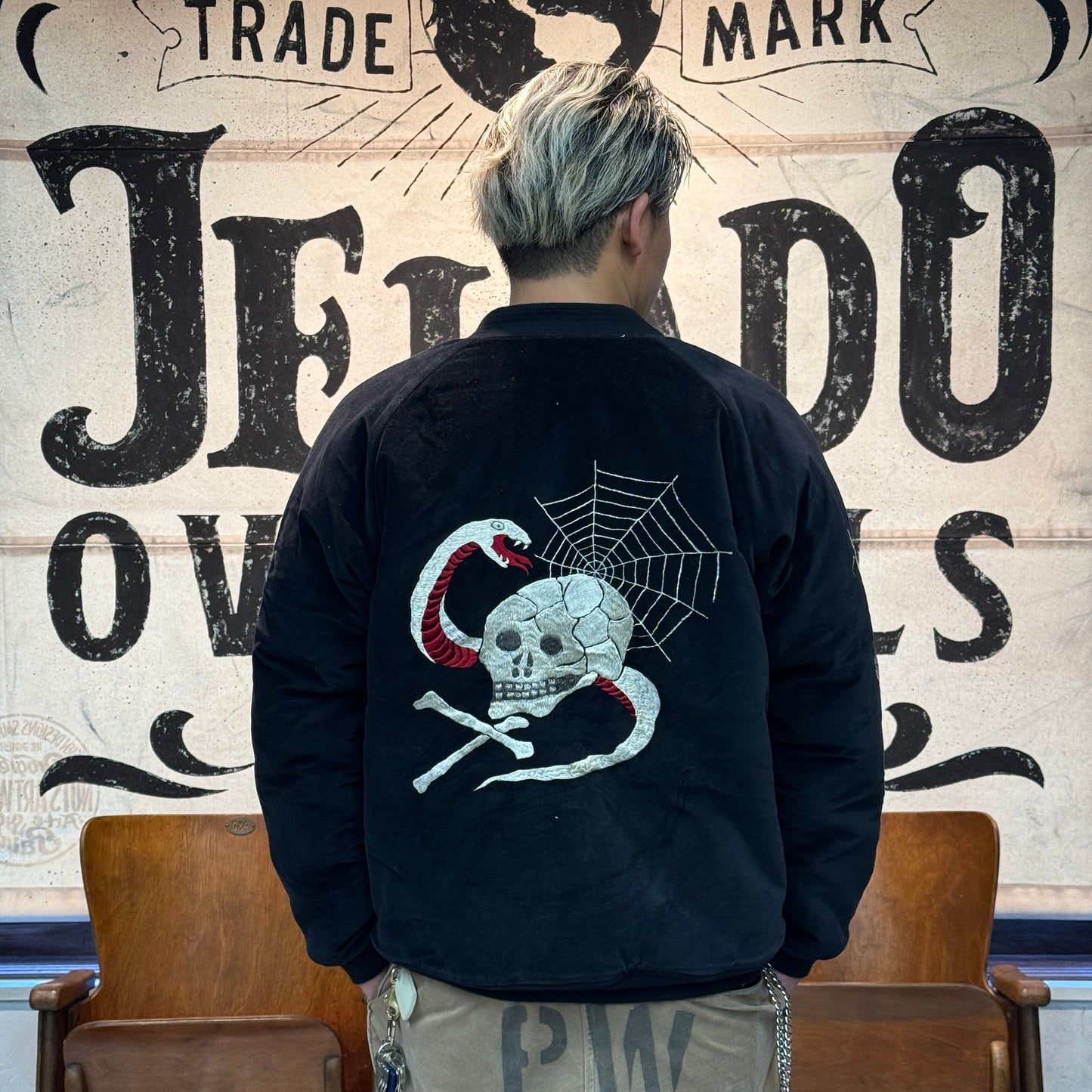 JELADO Skull Snake Souvenir Jacket [JP13409]