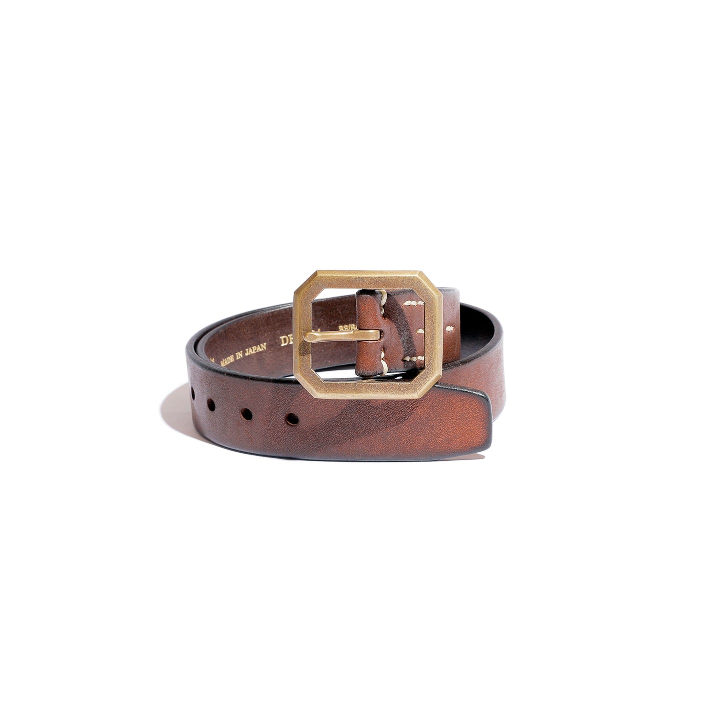 Vintage Works Leather Belt 7Hole ８角バックル【DH5684】