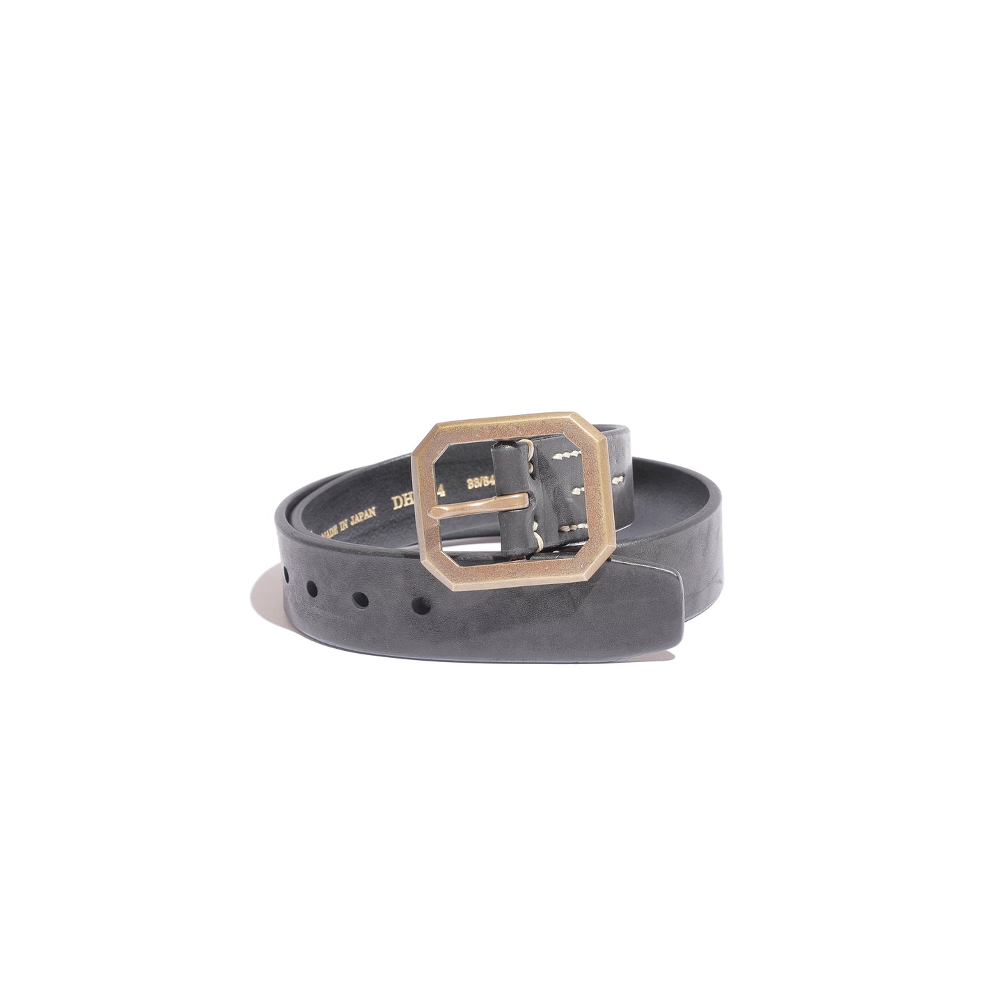 Vintage Works Leather Belt 7Hole ８角バックル【DH5684】