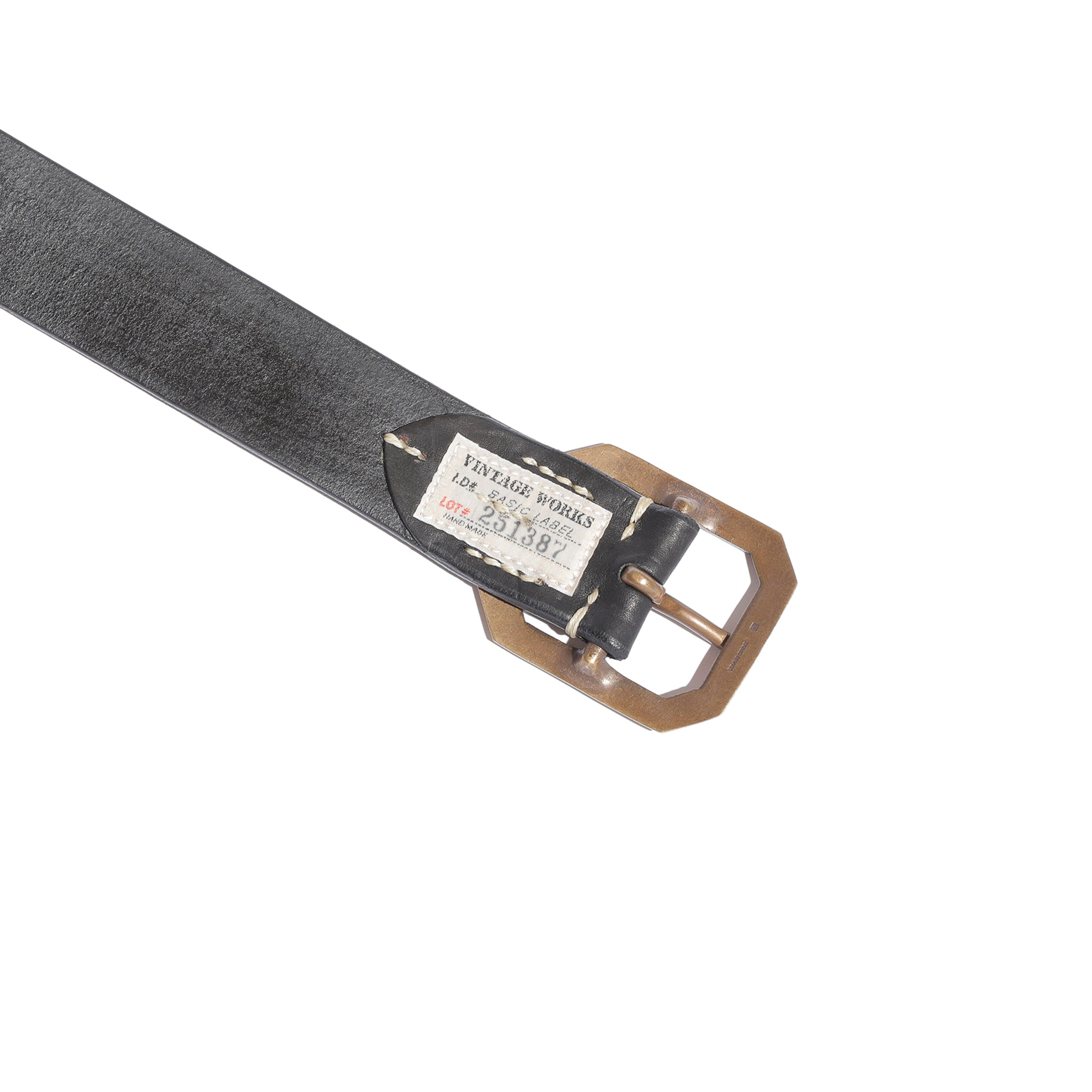 Vintage Works Leather Belt 7Hole 8角バックル【DH5684】 – JELADO