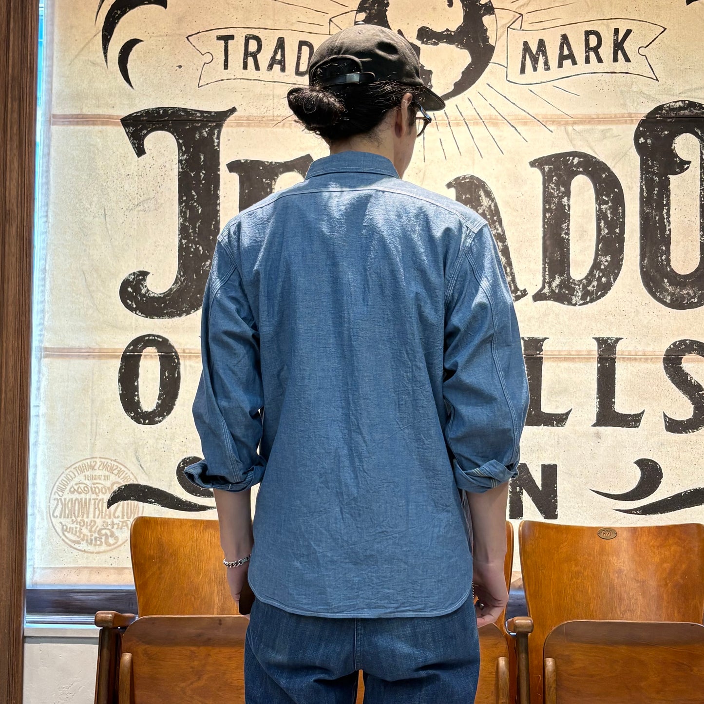 JELADO Smoker Shirt Indigo Chambray【JP94122】