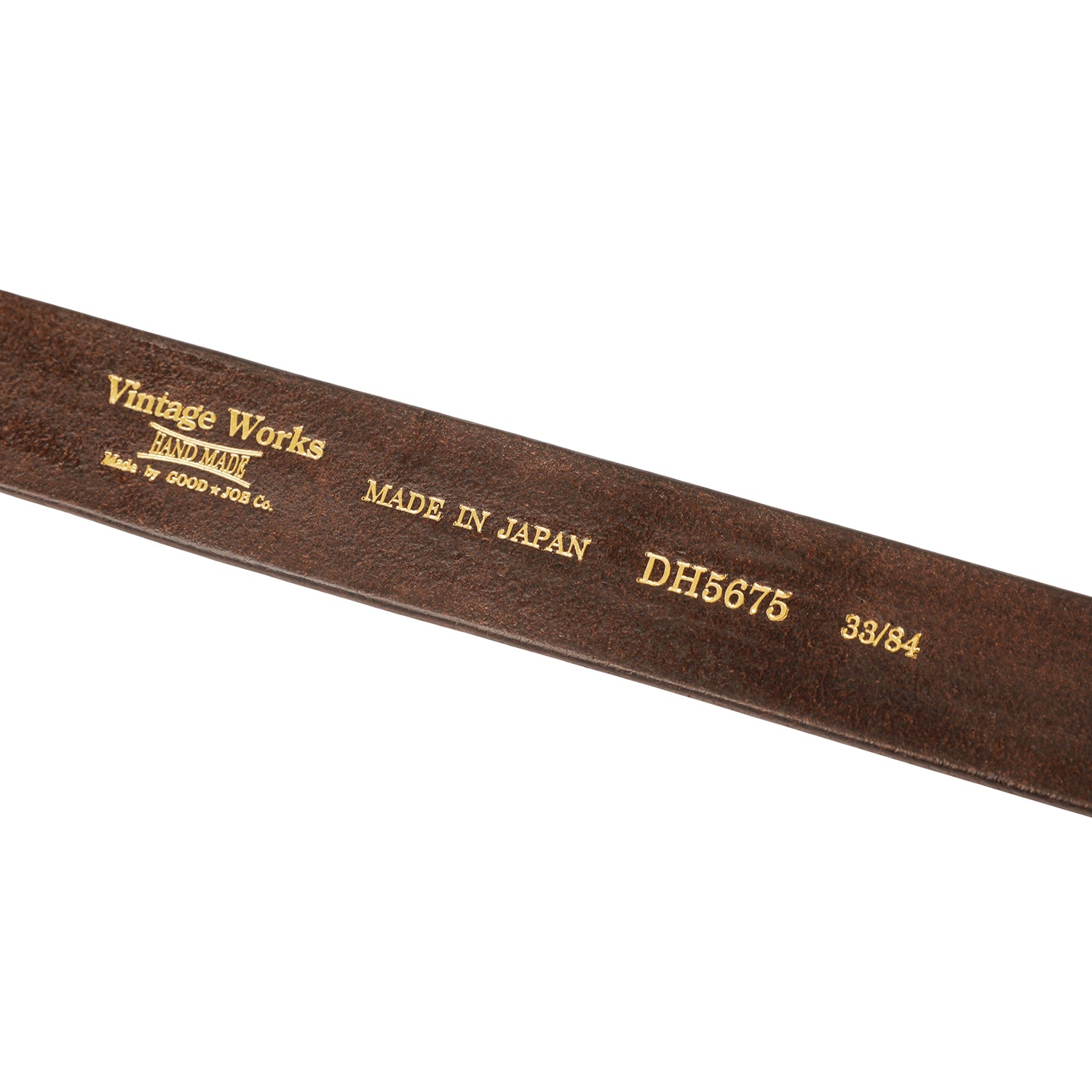 Vintage Works Leather Belt 7Hole [DH5675] – JELADO