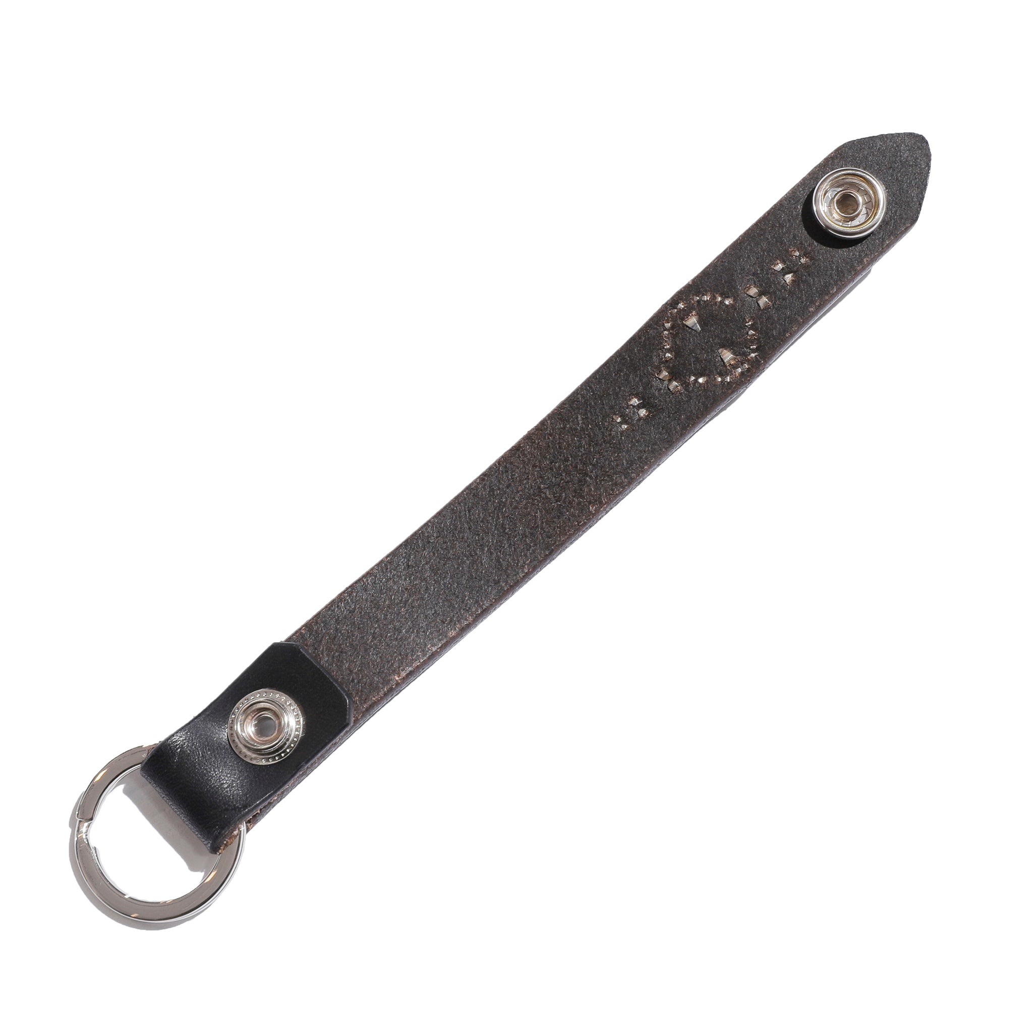 COLIMBO Jewel Studded Leather Key Ring”Helios Pattern”【ZA-0706