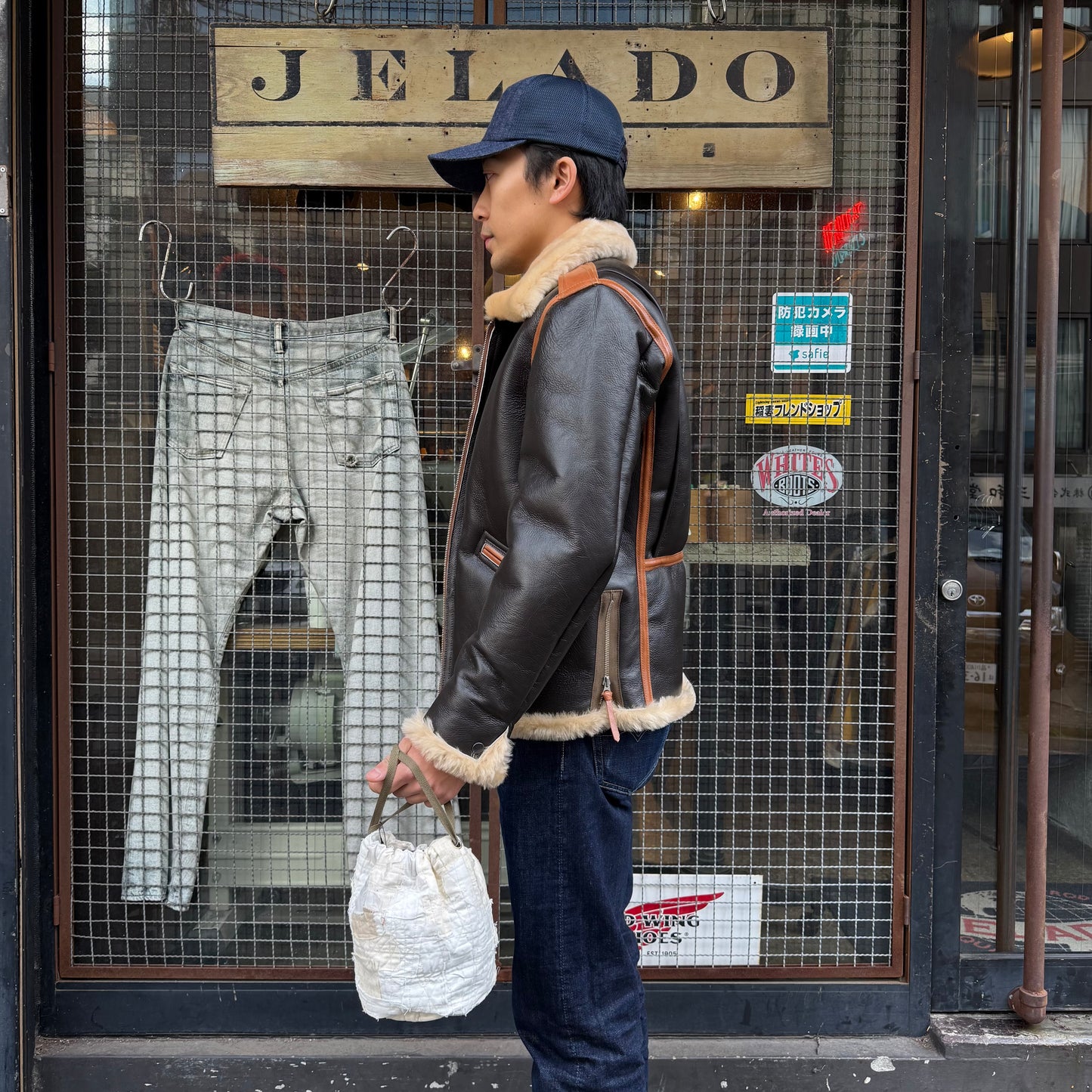 COLIMBO A.A.F Type Winter LT. Flight JKT=B-6= Seal Brown【ZZ-0138】