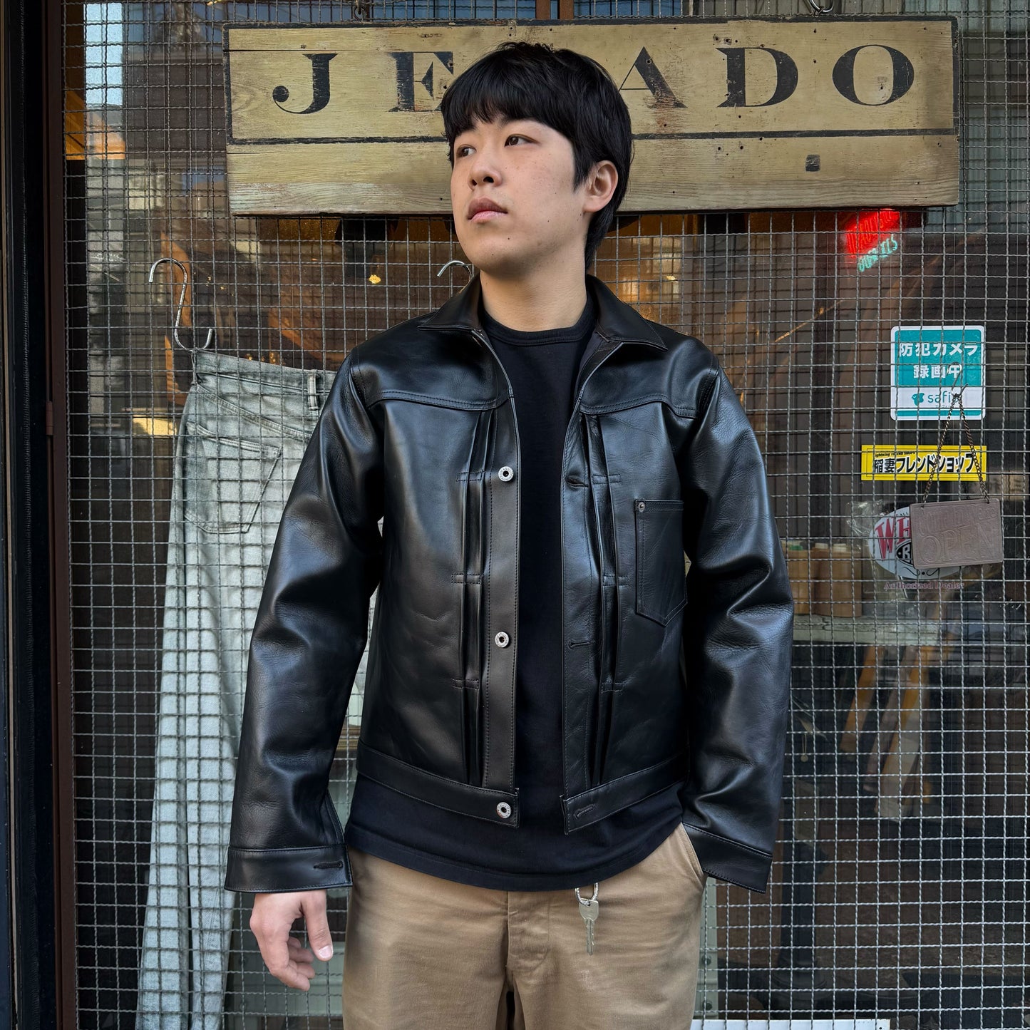 JELADO 44Leather Jacket(44レザージャケット) Horse hide Semi-aniline Finish【JP94409】