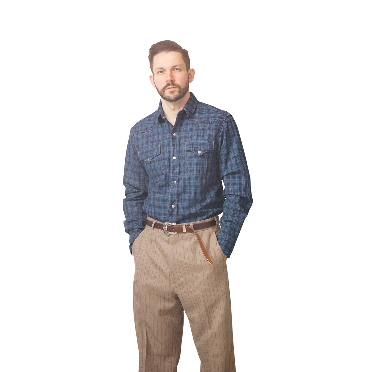 Vaquero Plaid Shirt 【JP23127】