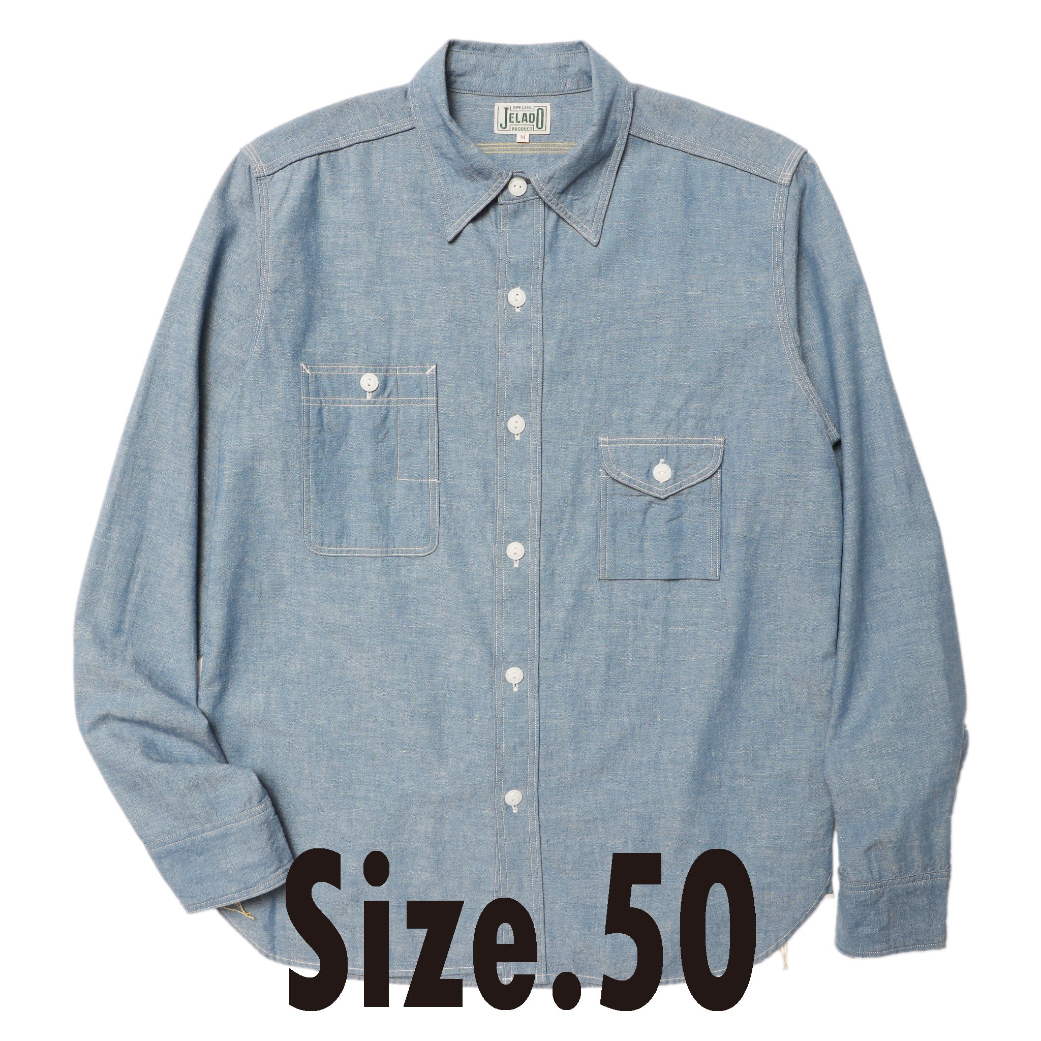 【美品】JELADO Smoker Shirt IndigoChambray Coming Soon] JELADO Smoker Shirt Indigo Chambray [JP94122]