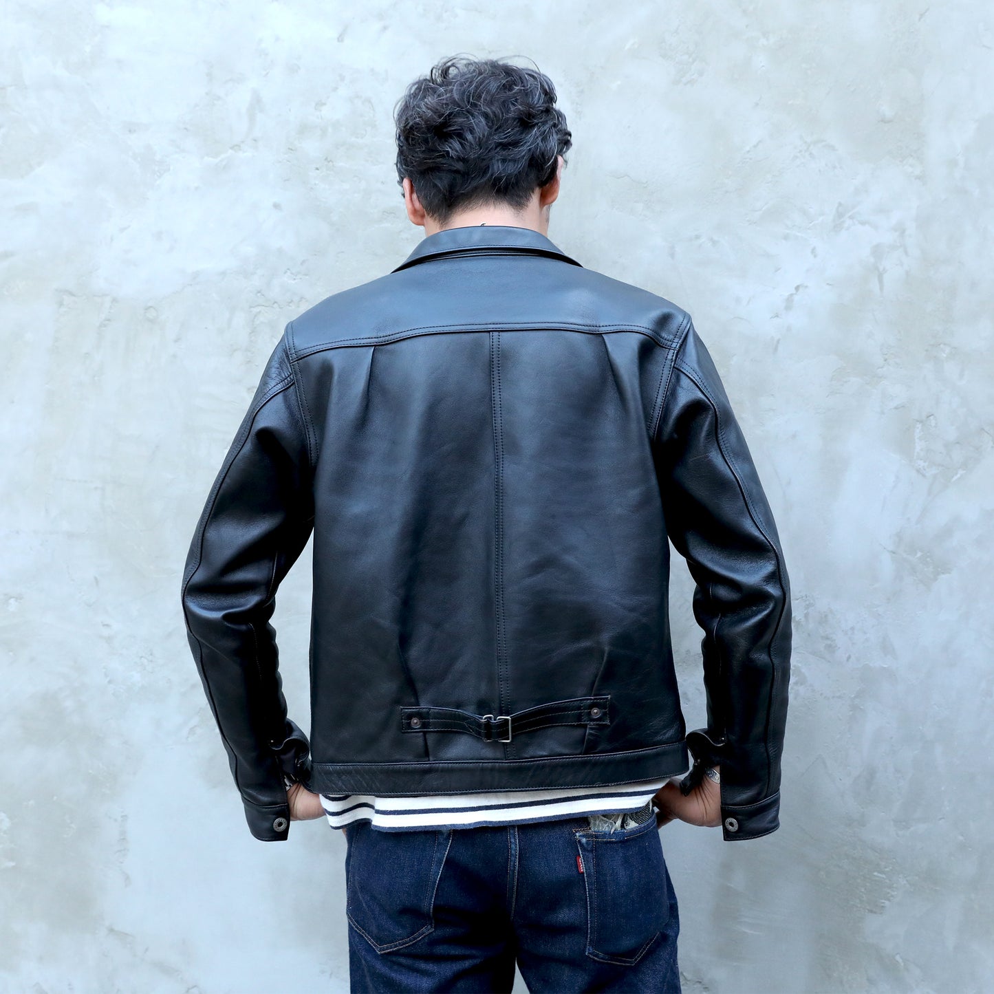 JELADO 44Leather Jacket(44レザージャケット) Horse hide Semi-aniline Finish【JP94409】