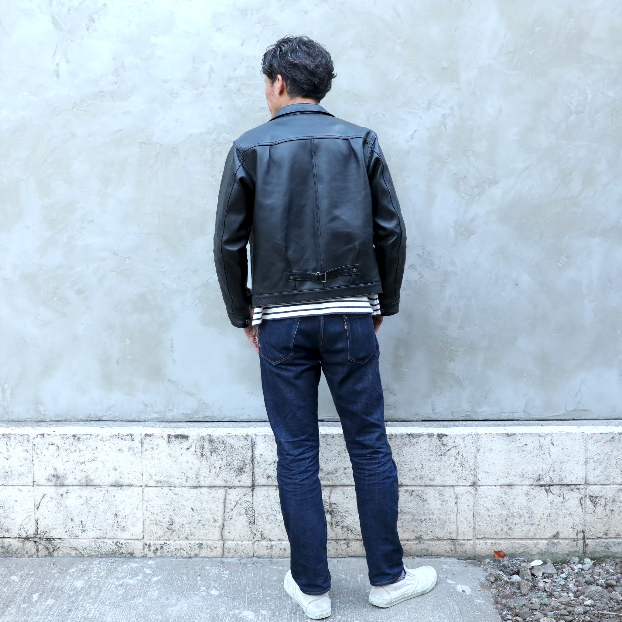 JELADO 44Leather Jacket(44レザージャケット) Horse hide Semi-aniline Finish【JP9