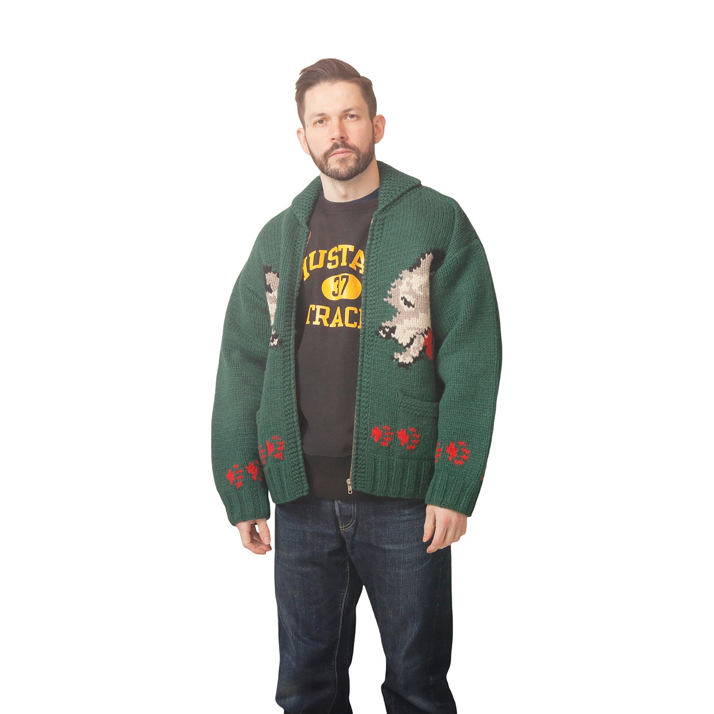 【Coming Soon】Cowichan Style Sweater WOLF【JP23806】