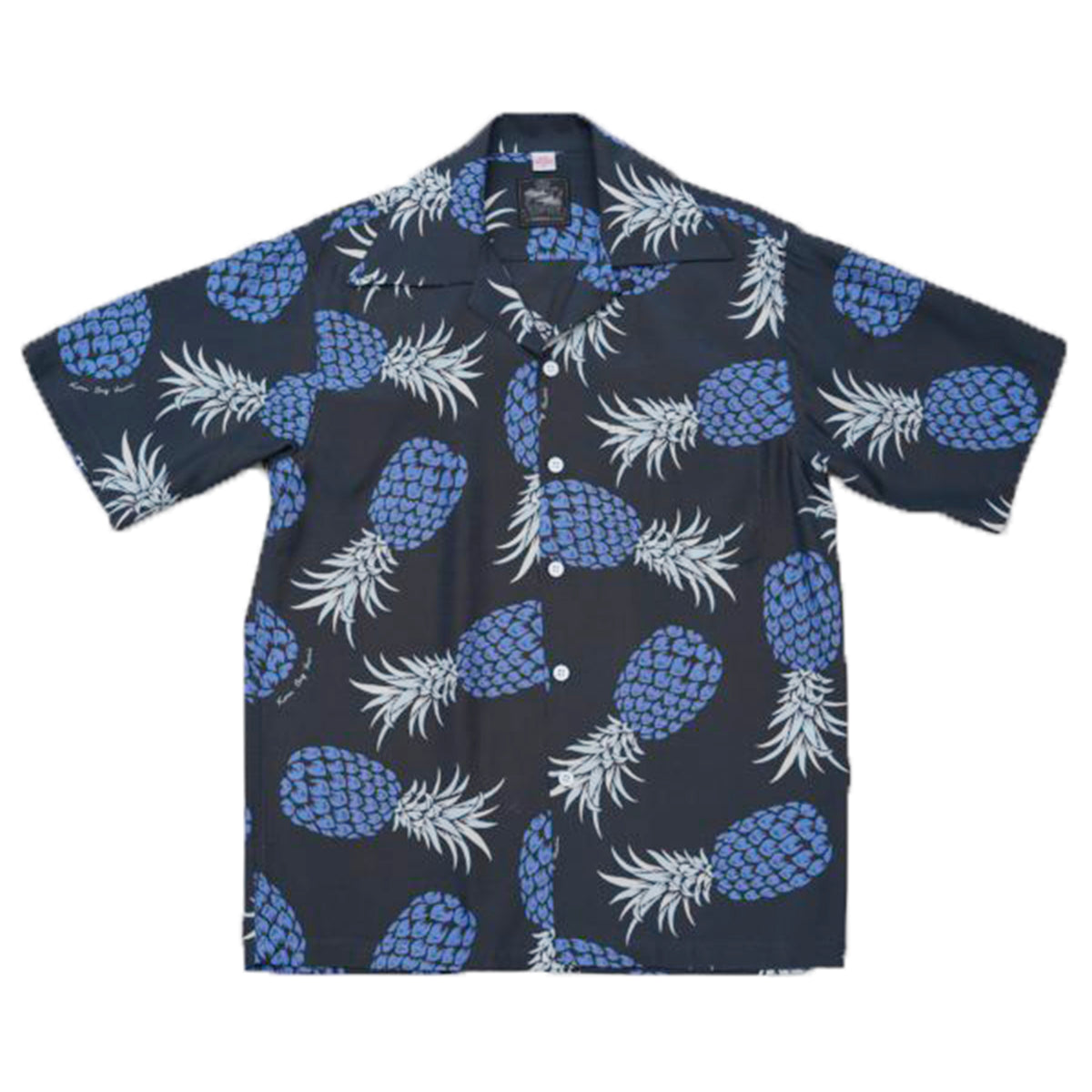 Kona Bay Hawaii Pineapple Aloha Shirt (パイナップルアロハシャツ 