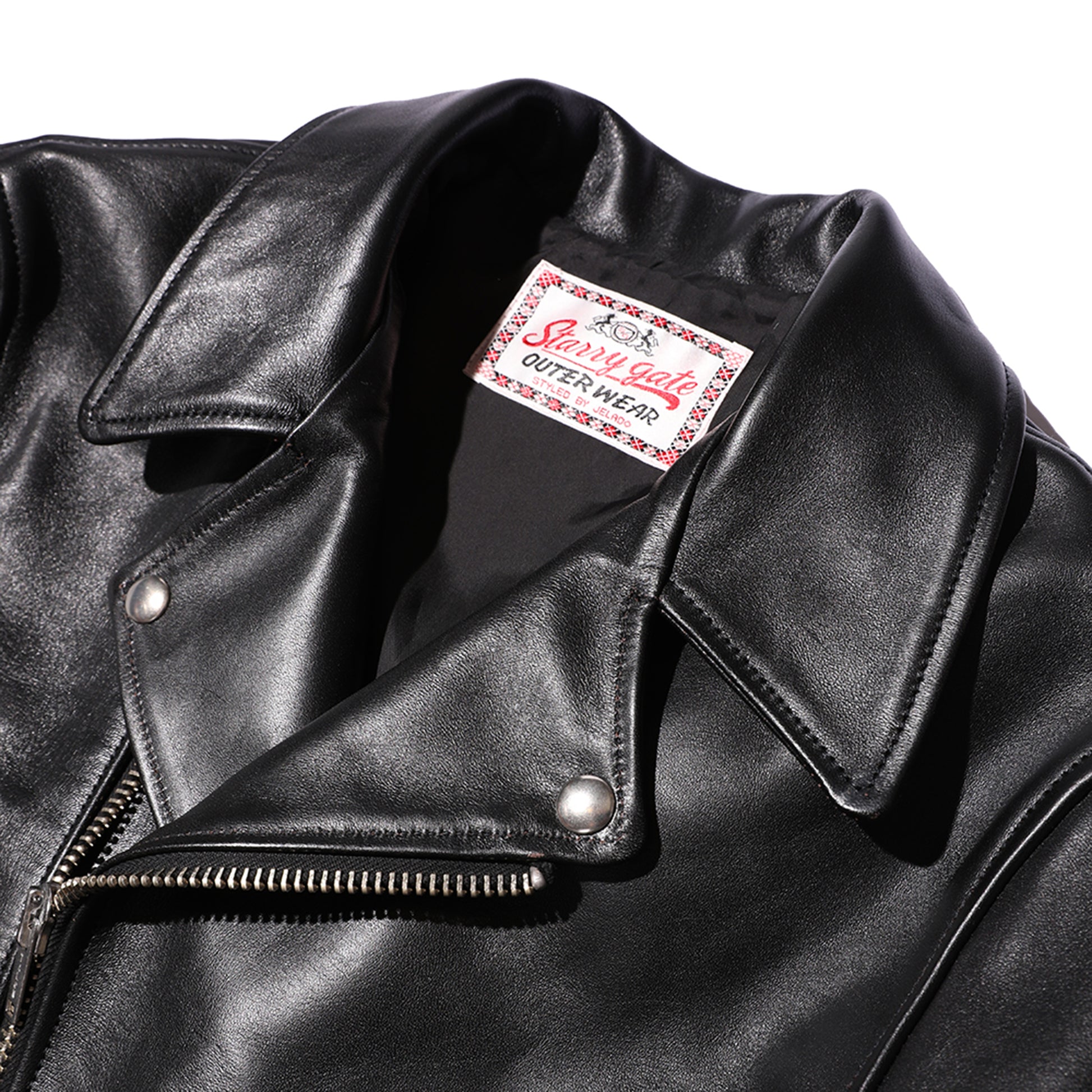 JELADO Rebel Jacket Horse Hide Semi Aniline Finish Black【SG71428】