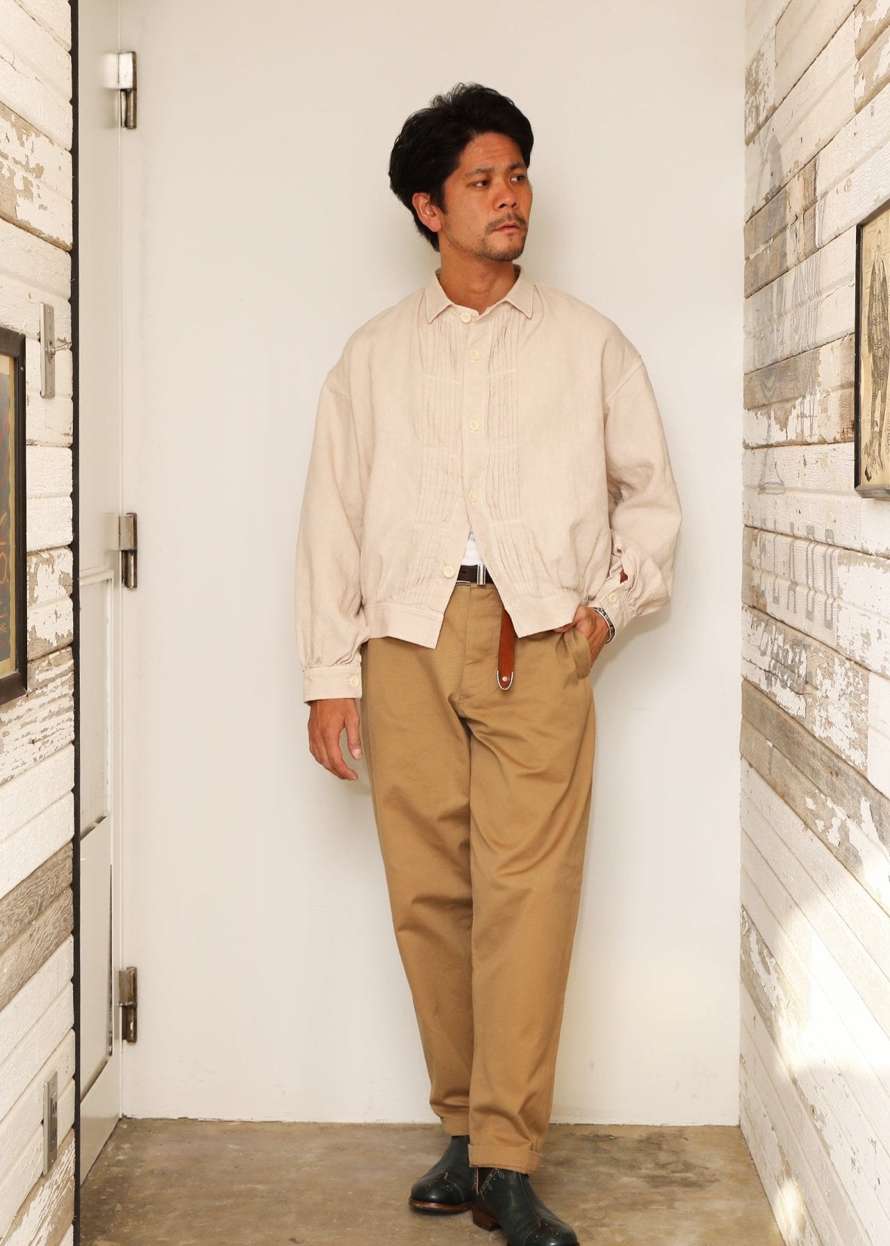 The 2 Monkeys French Work Blouse （フレンチワークブラウス）【TM01444】