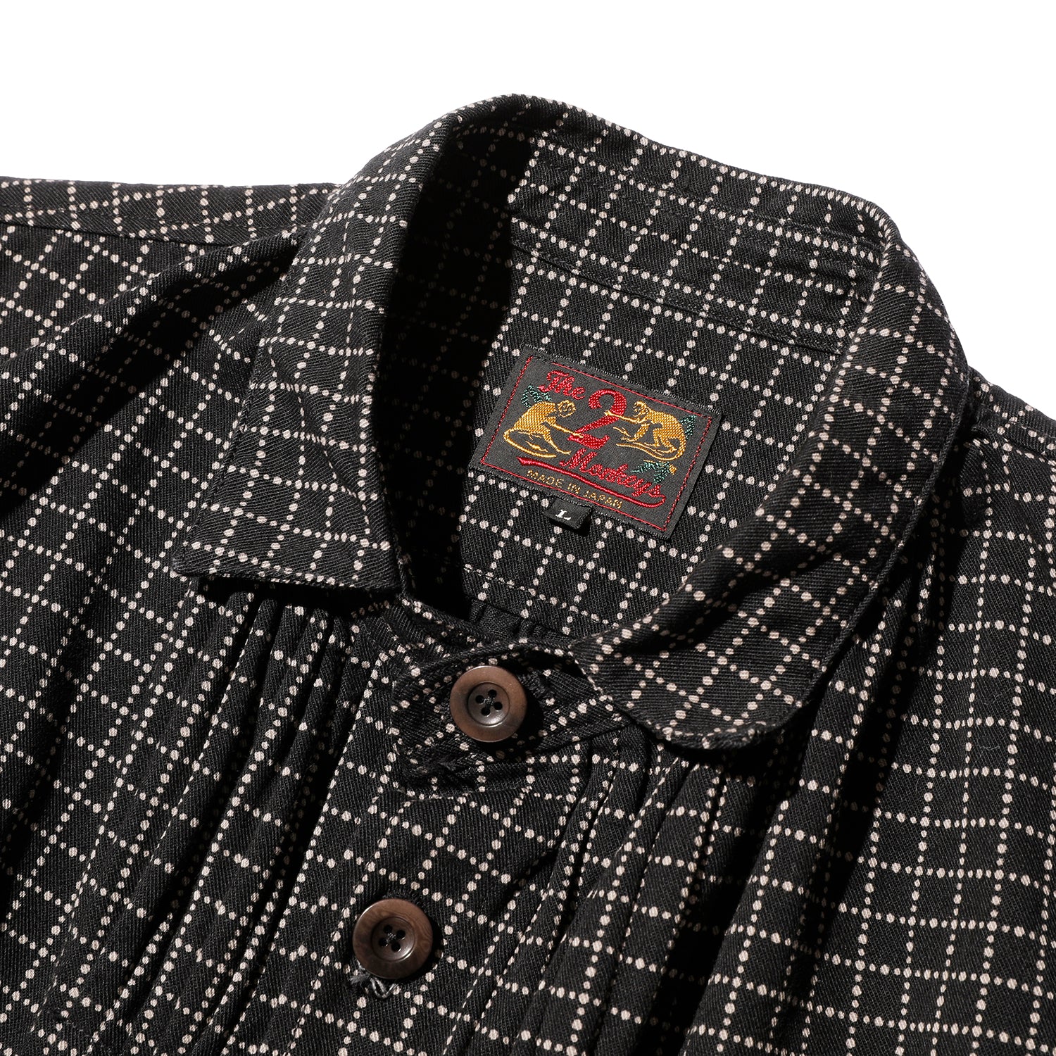 The 2 Monkeys French Work Blouse サイズ　M The 2 Monkeys French Work Blouse [TM21461] – JELADO