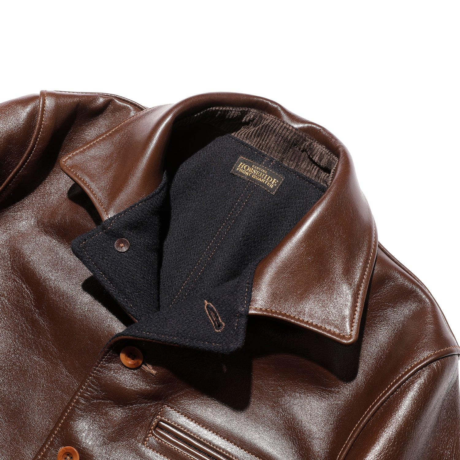 COLIMBO STOCKMANS' LEATHER COAT -30's Style Leather Work Coat