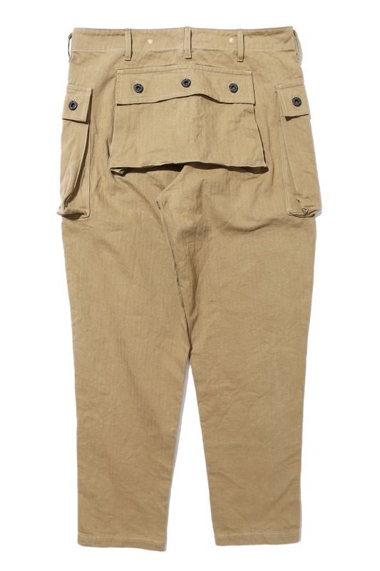 COLIMBO "Original Trench Digger Pants"-Classic Herringbone Twill- Khaki【ZU-0218】