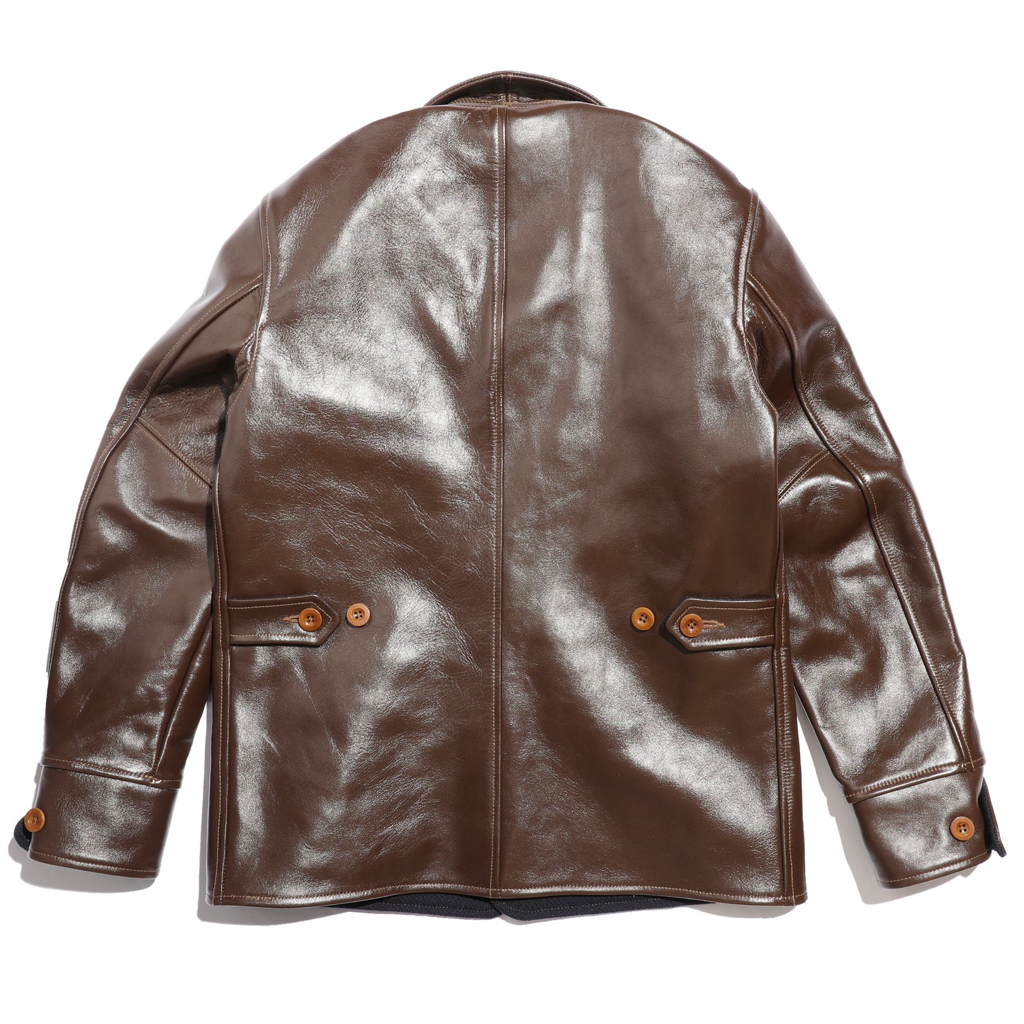 COLIMBO STOCKMANS' LEATHER COAT -30's Style Leather Work Coat- Horse Hide【ZZ-0132】