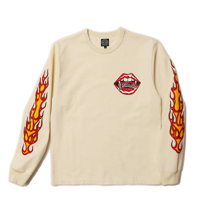 【Coming Soon】 Flame Sleeve Tee【AB11207】