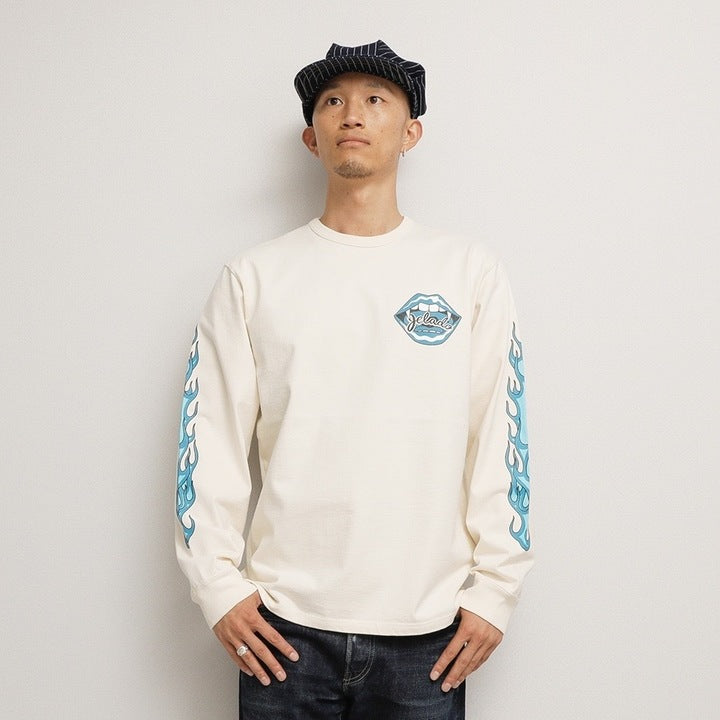 Flame Sleeve Tee【AB13233】