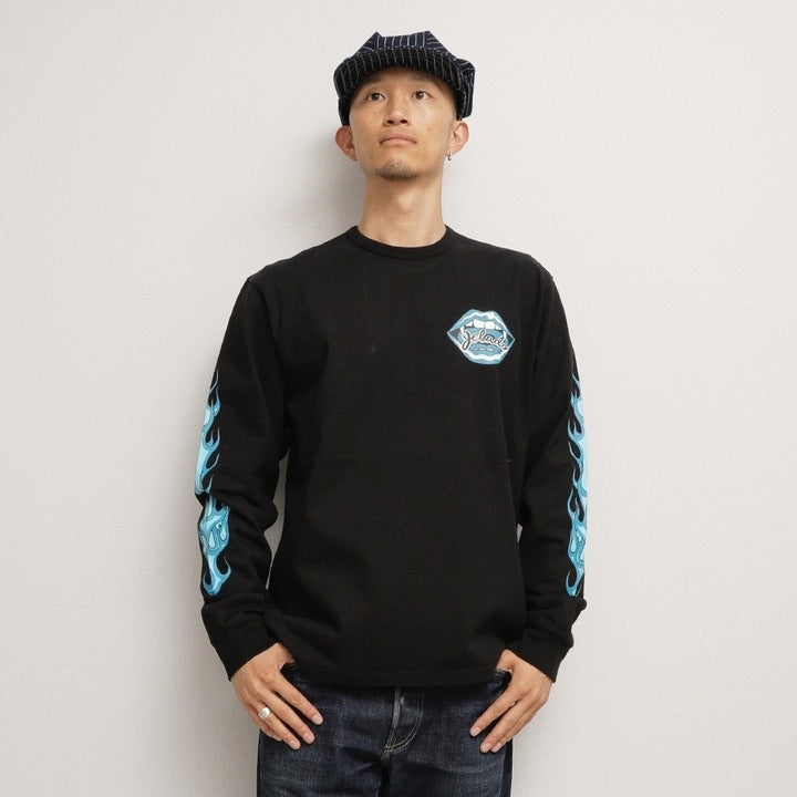 Flame Sleeve Tee【AB13233】