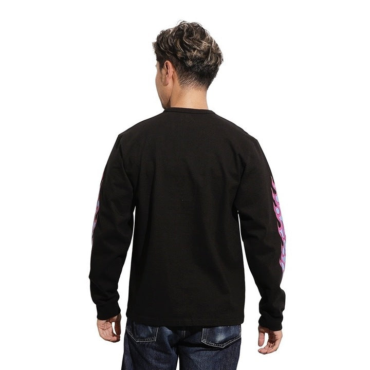 【Coming Soon】Flame Sleeve Tee【AB21234】