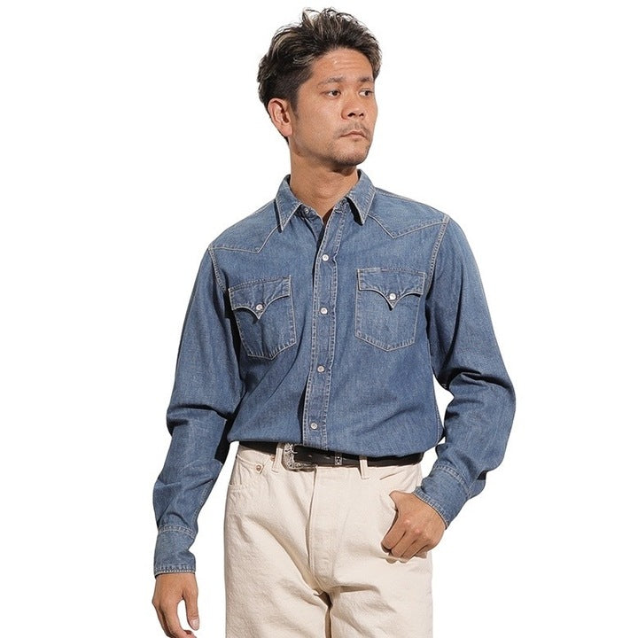 【Coming soon】Faded Denim Vaquero Shirt【JP21128】