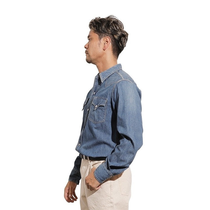 【Coming soon】Faded Denim Vaquero Shirt【JP21128】