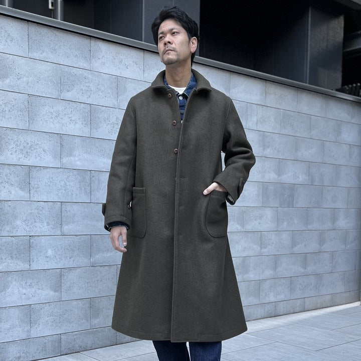 The 2 Monkeys Long-A Wool Over Coat【TM03434】