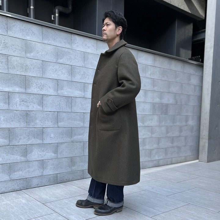 The 2 Monkeys Long-A Wool Over Coat【TM03434】