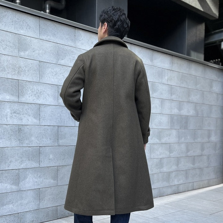 The 2 Monkeys Long-A Wool Over Coat【TM03434】