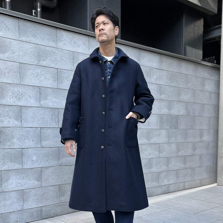 The 2 Monkeys Long-A Wool Over Coat【TM03434】