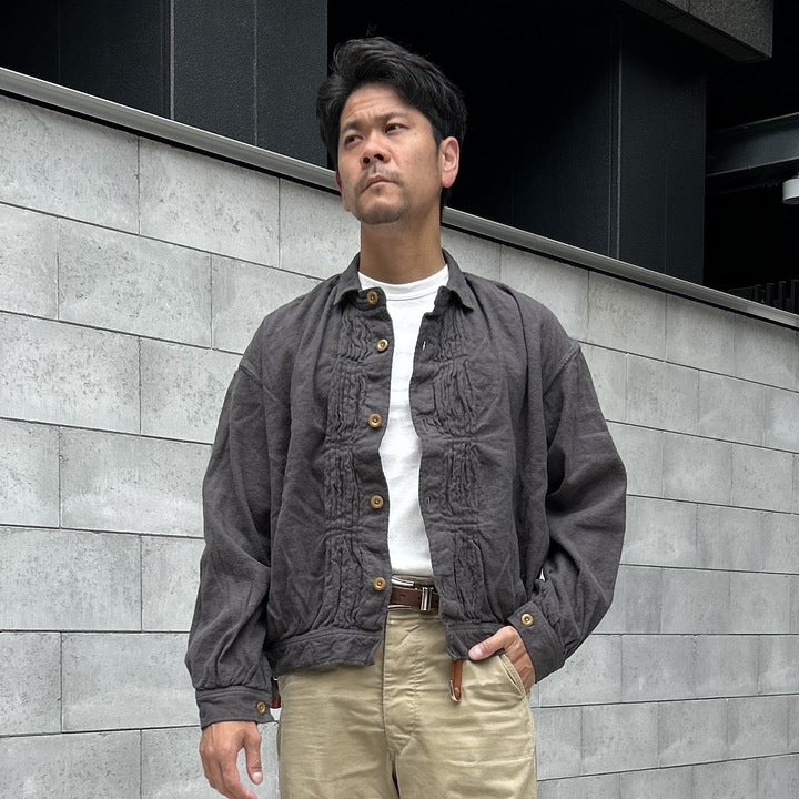 The 2 Monkeys French Work Blouse 【TM11451】