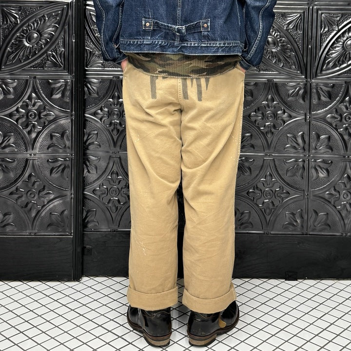 41 Khaki Last Resort Chino Cloth Stencil【AG94341B】