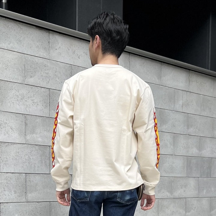 Flame Sleeve Tee【AB11207】
