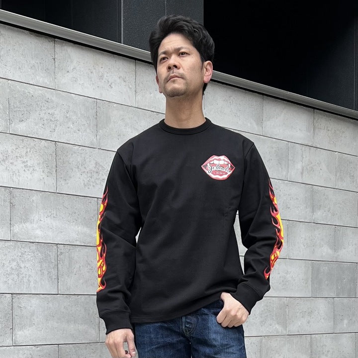 Flame Sleeve Tee【AB11207】
